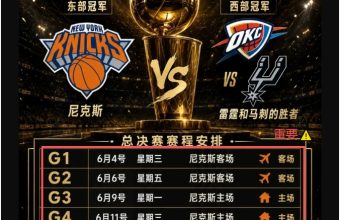 NBA总决赛赛程表