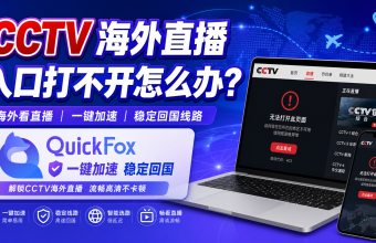 海外看不了cctv世界杯直播就用quickfox回国加速器
