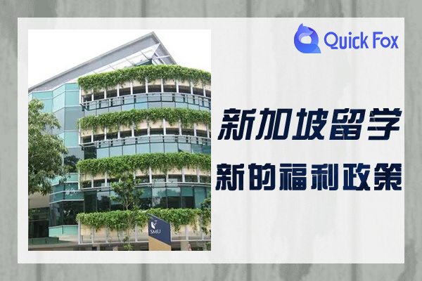 2022年新加坡留学新的福利政策