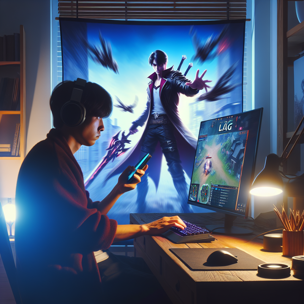 韩国玩家玩「天涯明月刀」游戏卡得受不了？