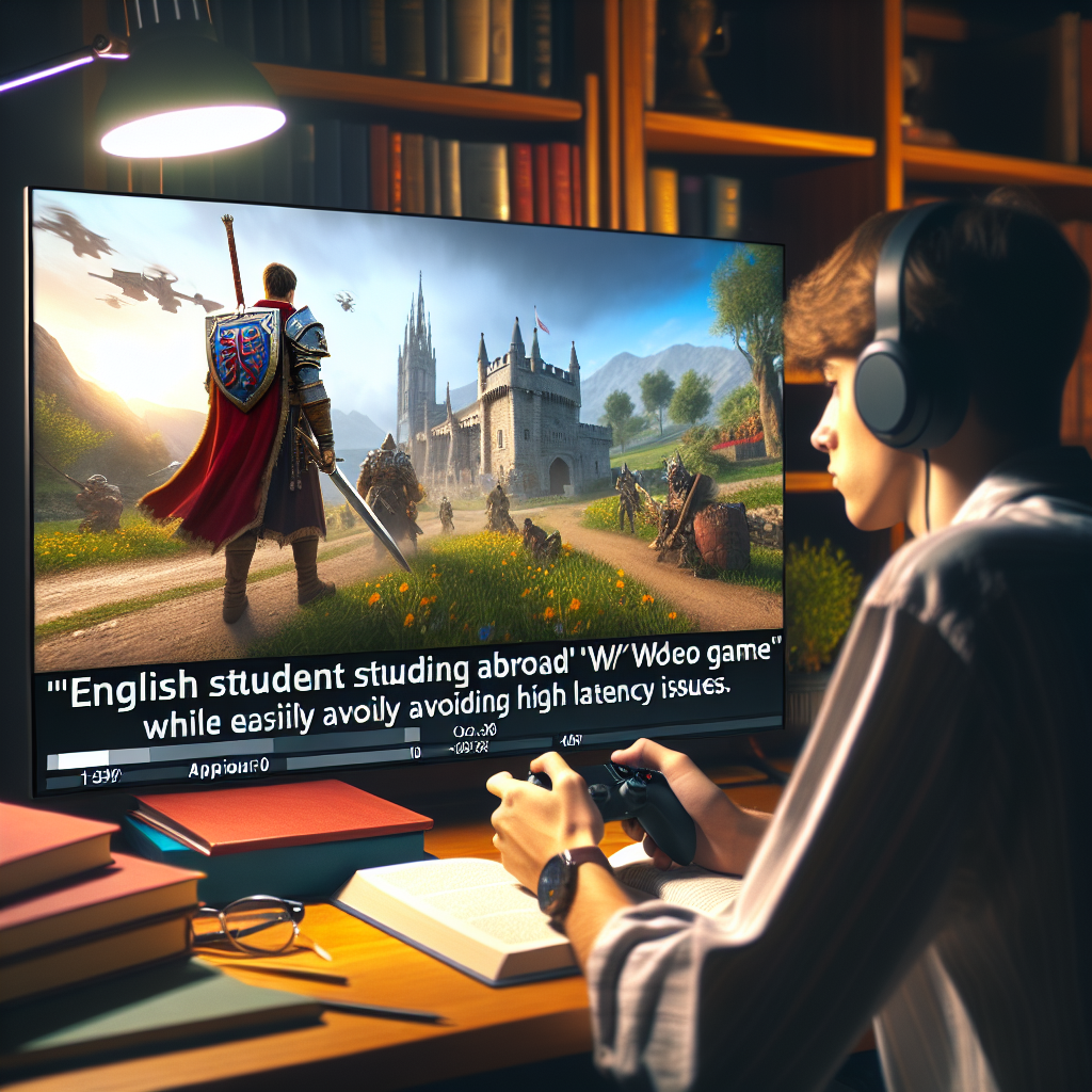 英国留学生如何轻松玩「魔兽世界」？避免高延迟问题！