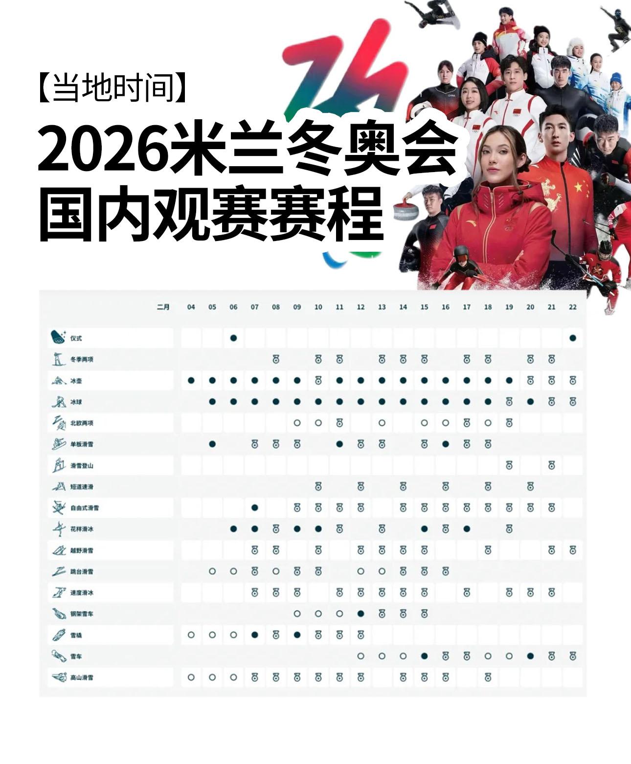 冬奥会观赛指南