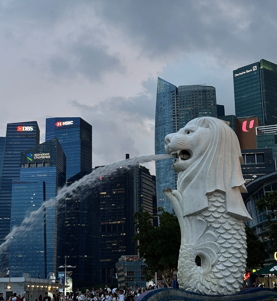新加坡狮城喷水