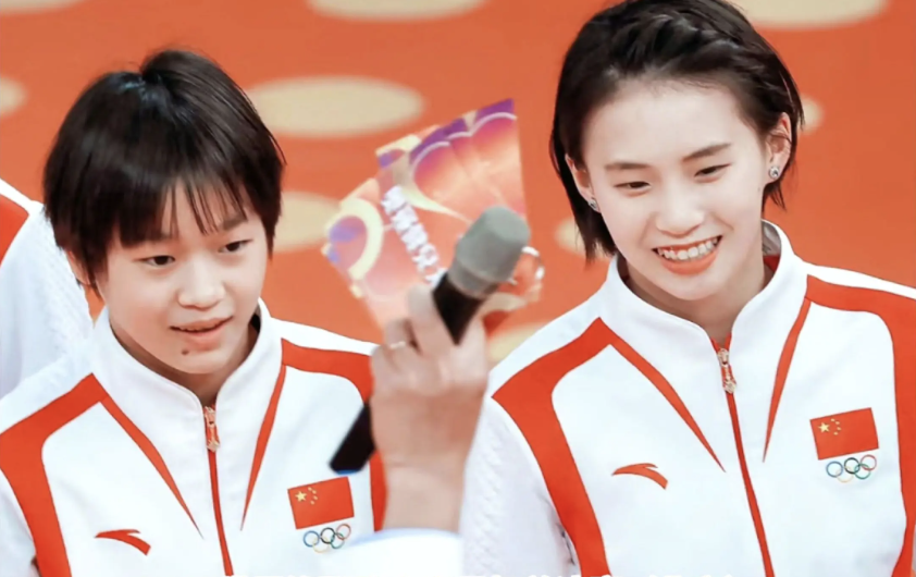 全红婵搭配14岁小将