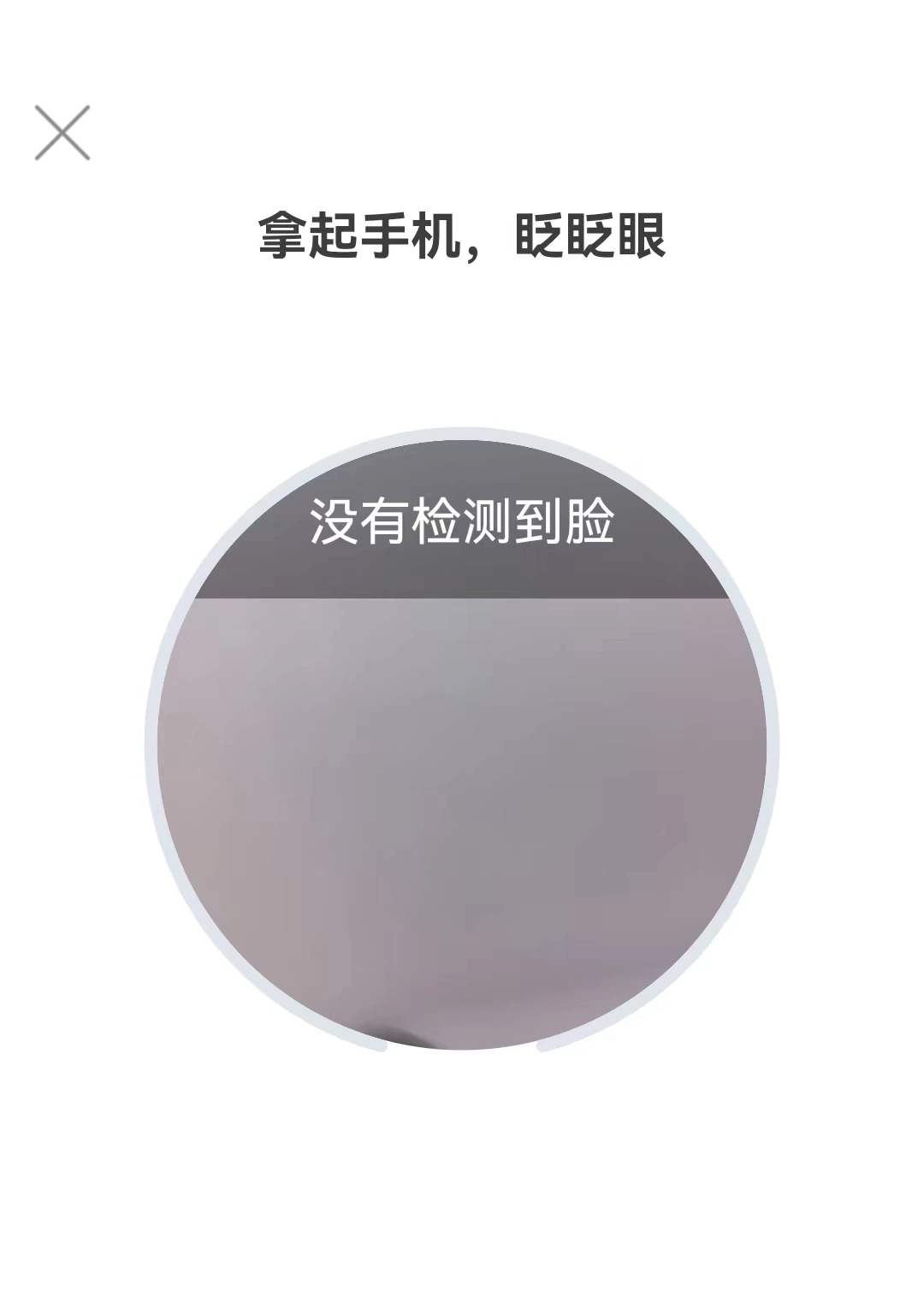 按照页面指示进行人脸识别