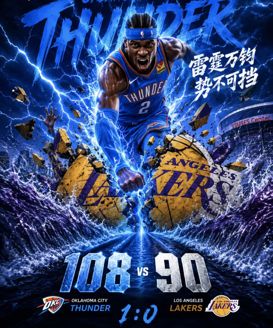 雷霆VS湖人G1季后赛
