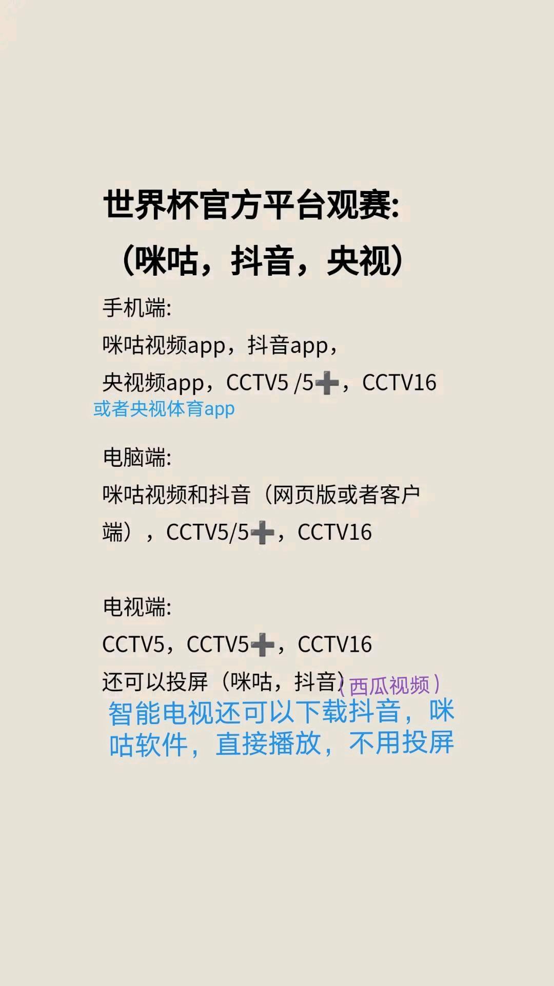 国内正版观看世界杯途径