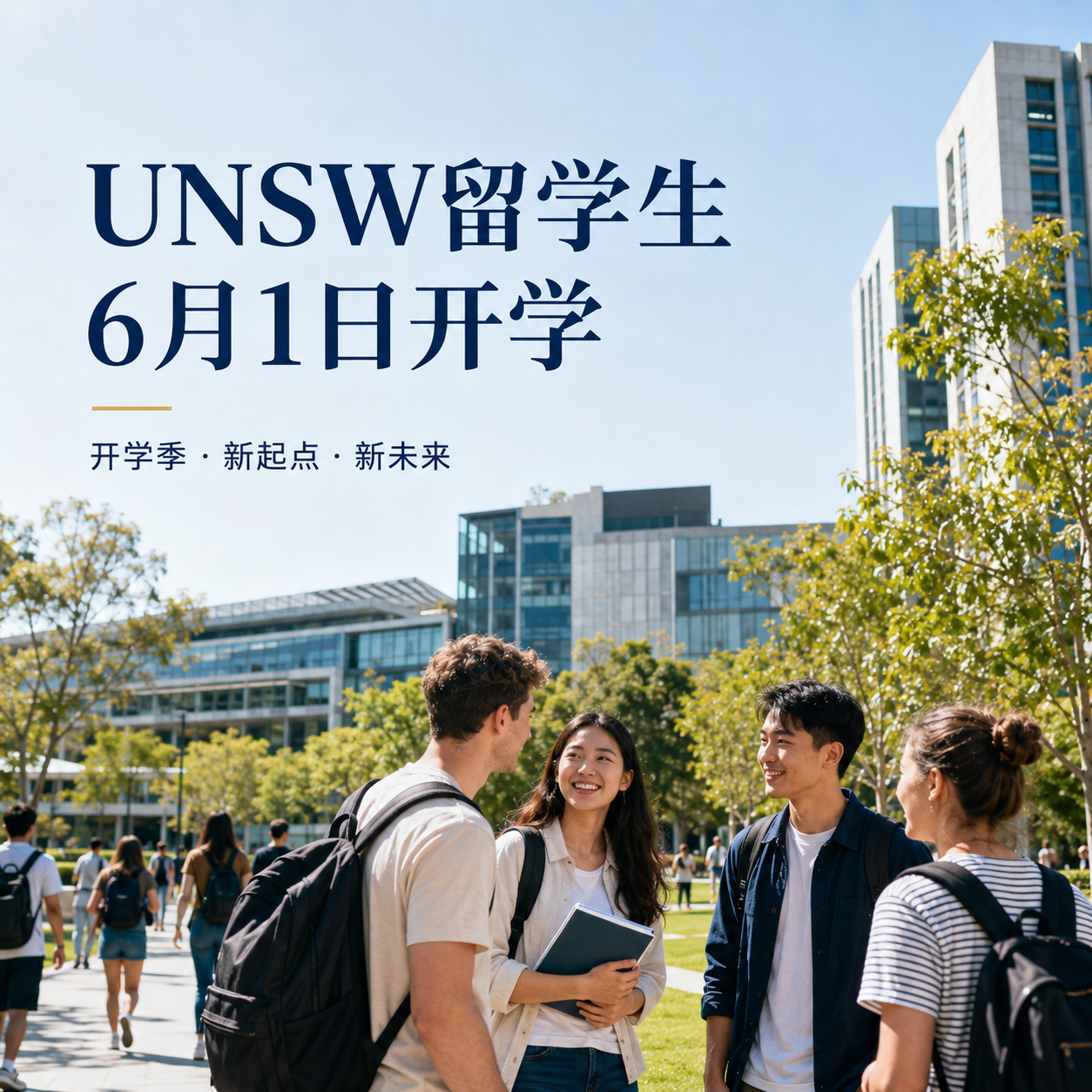 UNSW留学生6月1日开学