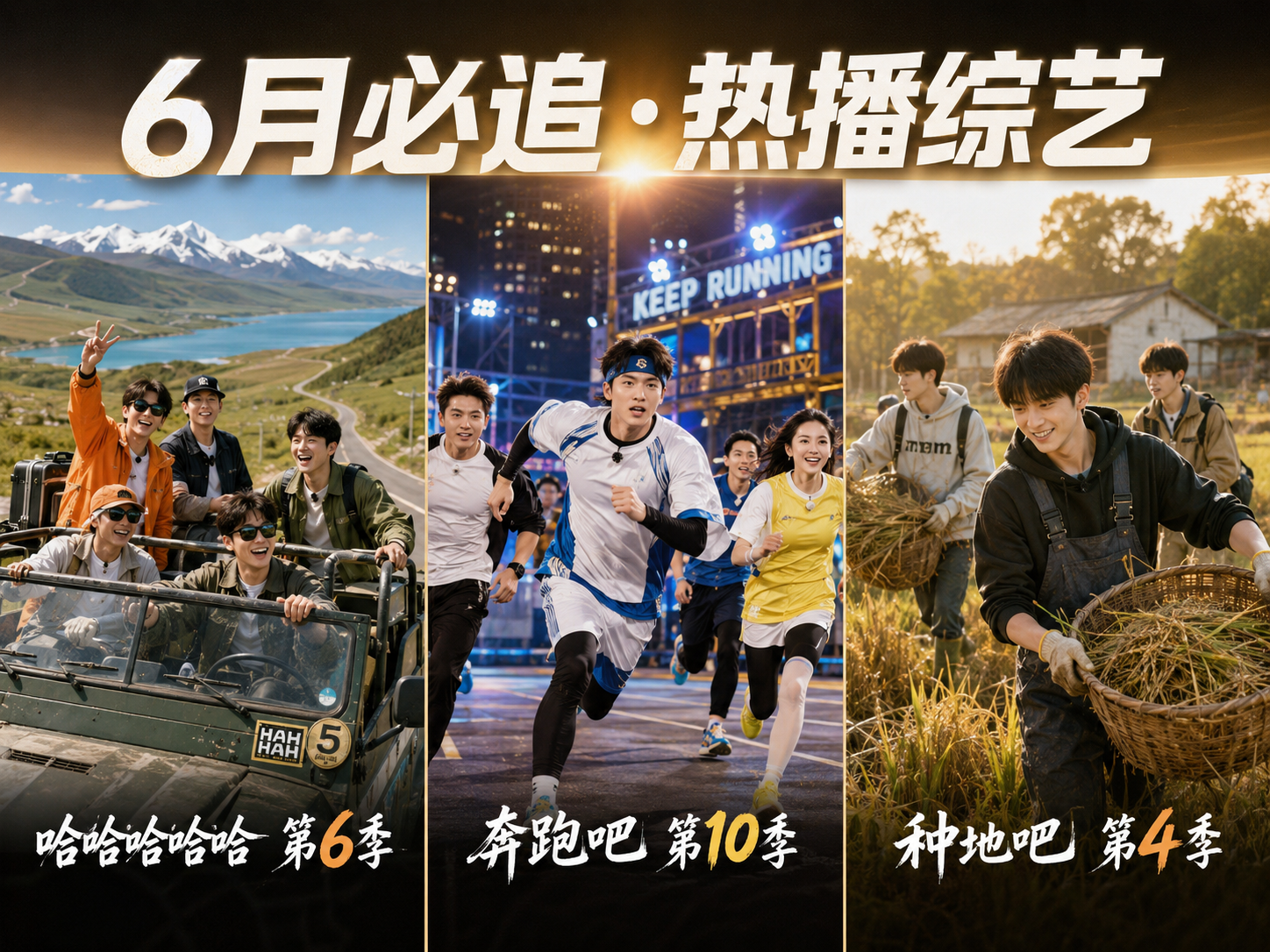 6月爱奇艺热播综艺
