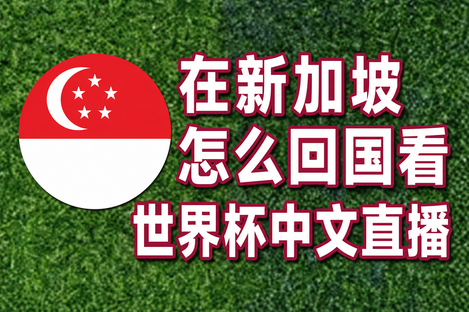 在新加坡怎么回国看世界杯中文直播