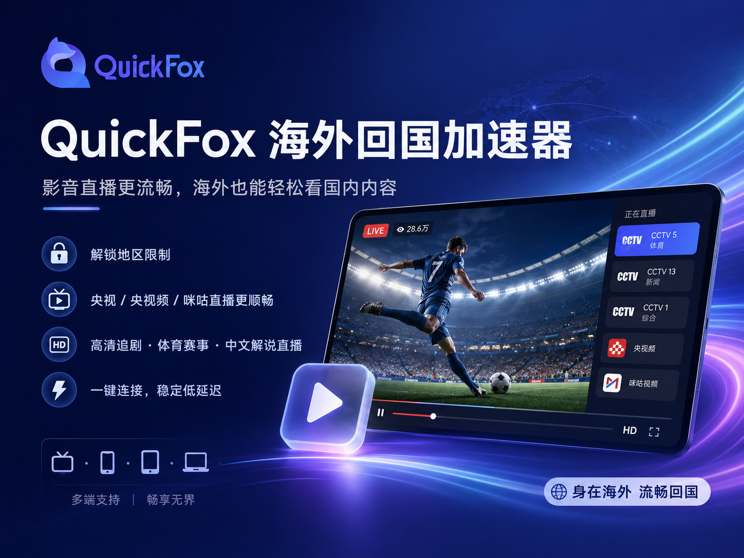 quickfox回国加速器