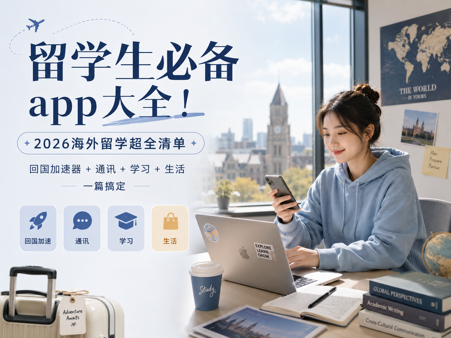 留学生出国前必备app物品大全- quick fox回国加速器VPN